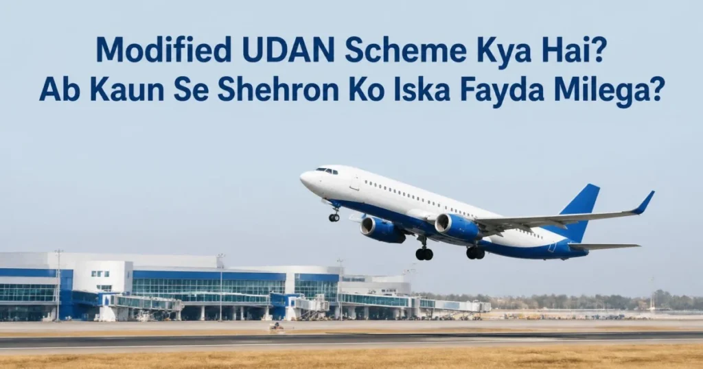 Modified UDAN Scheme ke tahat chhote shehron ke liye hawai seva ki jankari
