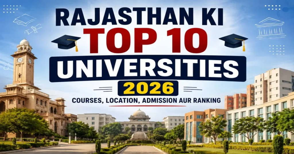 Rajasthan Ki Top 10 Universities 2026